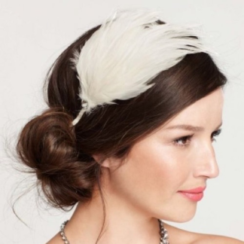 NWT Forever 21 real feather headband